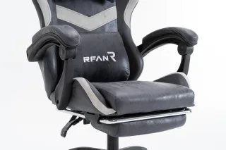 Scaun de gaming, Negru, 606 - imagine 11