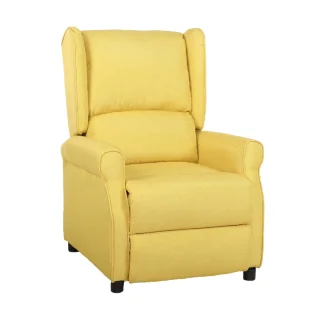 Fotoliu cu Masaj si incalzire, Recliner Electric, Galben