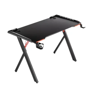 Birou de gaming, 504, negru, 120x60x73cm - imagine 6