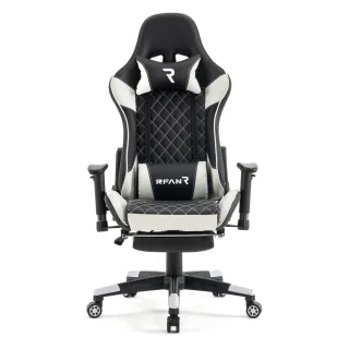 Scaun de gaming, GalacticGlide, Black-White WF-6039 - imagine 4