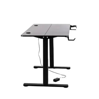 Birou de gaming, 506 negru, 120x60x73cm - imagine 15
