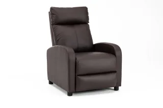 Fotoliu Recliner Premium, Confort Maxim, Design Elegant, Maro - imagine 3