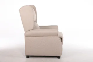 Fotoliu Recliner Premium, Confort Maxim, Design Elegant, Bej - imagine 11