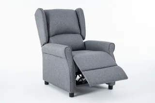 Fotoliu cu Masaj si incalzire, Recliner Electric, Gri Inchis - imagine 2
