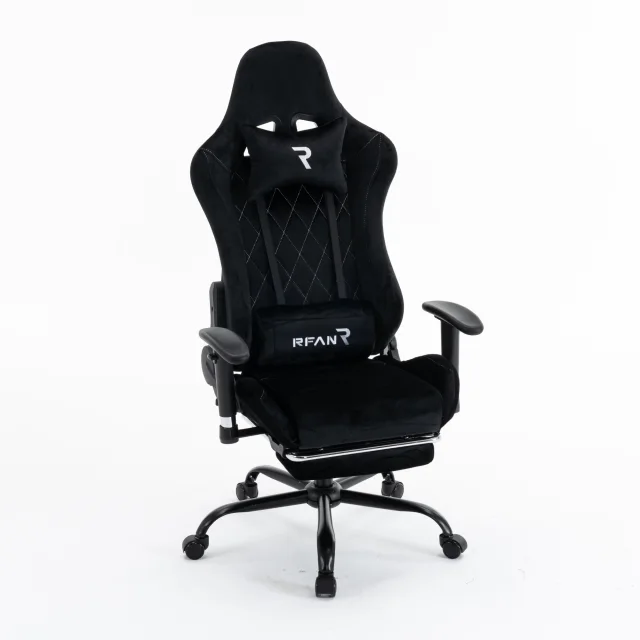 Scaun de gaming, Negru, 613 - imagine 3