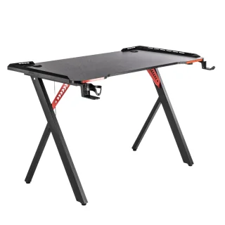 Birou de gaming, 504, negru, 120x60x73cm - imagine 7