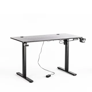 Birou de gaming, 506 negru, 120x60x73cm - imagine 11