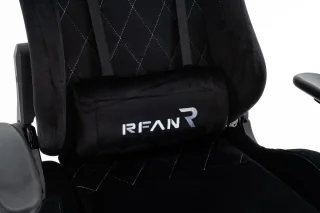 Scaun de gaming, Negru, 613 - imagine 6