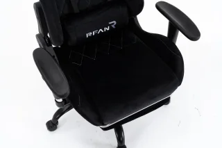 Scaun de gaming, Negru, 613 - imagine 8