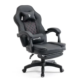 Scaun de gaming, Negru, WF6028 - imagine 7