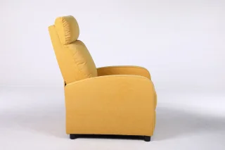 Fotoliu Recliner Premium, Confort Maxim, Design Elegant, Galben - imagine 19
