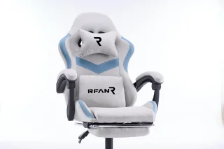 Scaun de gaming, Gri, 606 - imagine 8