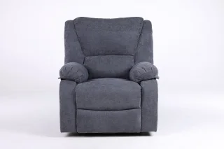 Fotoliu cu Masaj și Încălzire, Recliner Electric, Gri Inchis - imagine 4