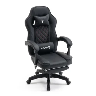 Scaun de gaming, Negru, WF6028 - imagine 11