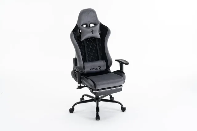Scaun de gaming, Gri, 613 - imagine 2