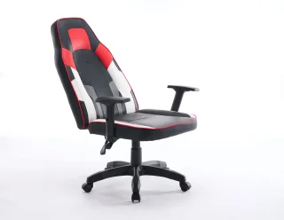 Scaun de Gaming, WF-6049, Negru/Rosu/Alb - imagine 11