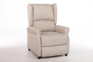 Fotoliu Recliner Premium, Confort Maxim, Design Elegant, Bej - imagine 2
