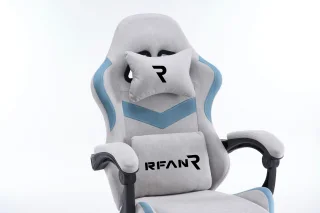 Scaun de gaming, Gri, 606 - imagine 6