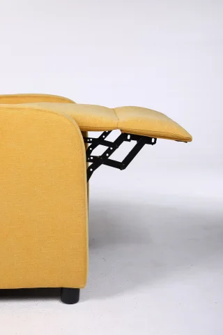 Fotoliu Recliner Premium, Confort Maxim, Design Elegant, Galben - imagine 16