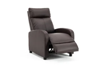 Fotoliu Recliner Premium, Confort Maxim, Design Elegant, Maro - imagine 6