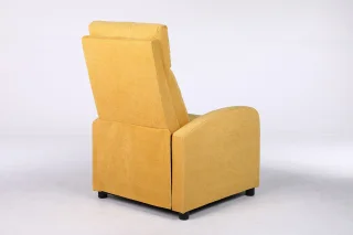 Fotoliu Recliner Premium, Confort Maxim, Design Elegant, Galben - imagine 20