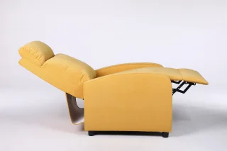 Fotoliu Recliner Premium, Confort Maxim, Design Elegant, Galben - imagine 17