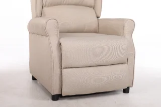 Fotoliu Recliner Premium, Confort Maxim, Design Elegant, Bej - imagine 6