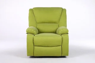 Fotoliu cu Masaj și Încălzire, Recliner Electric, Verde - imagine 3