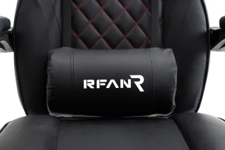 Scaun de gaming, Negru, WF6028 - imagine 14