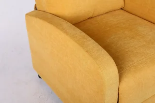 Fotoliu Recliner Premium, Confort Maxim, Design Elegant, Galben - imagine 10