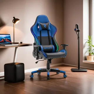 Scaun de gaming, Immersion Chairs, Blue BOC-778 - imagine 3