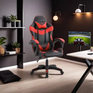 Scaun de gaming, Tron Thrones, Red - imagine 2