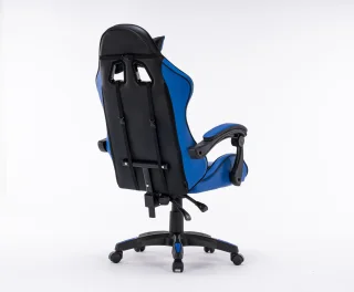 Scaun de gaming, Tron Thrones, Blue-Black BOC-730 - imagine 8