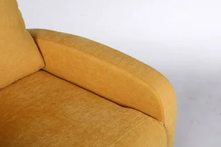 Fotoliu Recliner Premium, Confort Maxim, Design Elegant, Galben - imagine 9