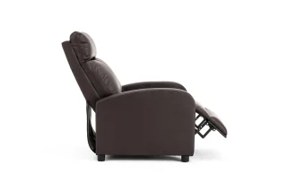 Fotoliu Recliner Premium, Confort Maxim, Design Elegant, Maro - imagine 12