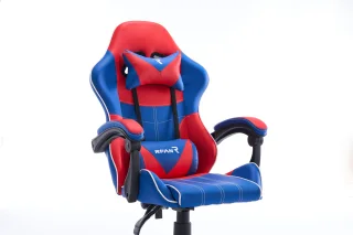 Scaun de Gaming, WF-6050, Albastru/Rosu - imagine 12