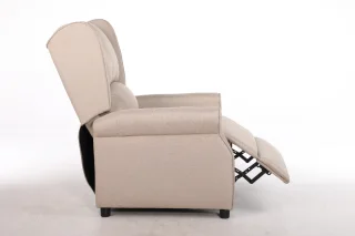 Fotoliu Recliner Premium, Confort Maxim, Design Elegant, Bej - imagine 10