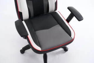 Scaun de Gaming, WF-6049, Negru/Rosu/Alb - imagine 4