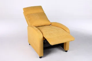 Fotoliu Recliner Premium, Confort Maxim, Design Elegant, Galben - imagine 15