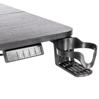 Birou de gaming, 506 negru, 120x60x73cm - imagine 18