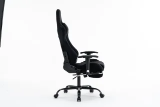 Scaun de gaming, Negru, 613 - imagine 12