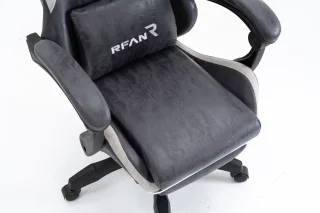Scaun de gaming, Negru, 606 - imagine 10