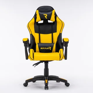 Scaun de gaming, Tron Thrones, Boc-730, Galben/Negru - imagine 2