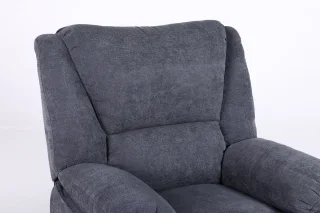 Fotoliu cu Masaj și Încălzire, Recliner Electric, Gri Inchis - imagine 8