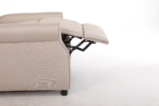 Fotoliu Recliner Premium, Confort Maxim, Design Elegant, Bej - imagine 8