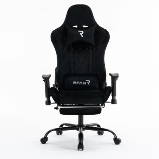 Scaun de gaming, Negru, 613 - imagine 2