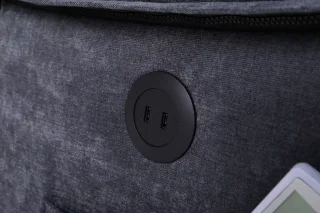 Fotoliu cu Masaj și Încălzire, Recliner Electric, Gri Inchis - imagine 13