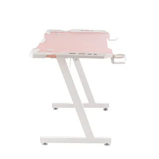 Birou de gaming, 505 pink, 120x60x73cm - imagine 9