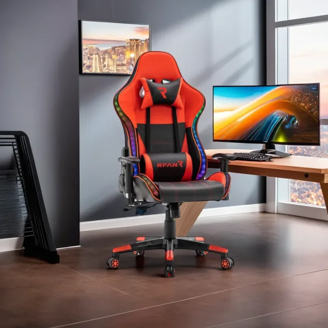 Scaun de gaming, Immersion Chairs, Red BOC-778 - imagine 2
