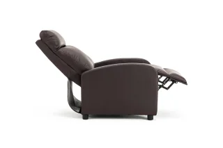 Fotoliu Recliner Premium, Confort Maxim, Design Elegant, Maro - imagine 13